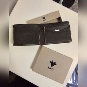 Kiko Leather Bi-fold Wallet